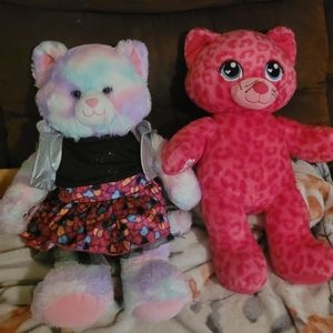 💖Build-a-bear lot of 2 cats